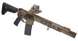 Radian Model 1 SBR Kit, .223 Wylde, 10.50" Barrel, 30 RDs, EOTECH EXPS3, Hesychia 556UK Suppressor, Brown/Tan 