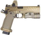 Race City Defense RC9 w/ Trijicon SRO 2.5 MOA & Surefire X300 Turbo, 9MM, 5.00" Ported Barrel, 20 RDs, Flat Dark Earth 