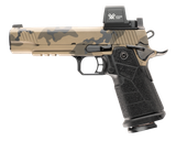 CNC Firearms Kimber 1911 DS Warrior w/ Red Dot Optic, 9mm, 5.00" Barrel, 17 RDs, Desert Multicam 