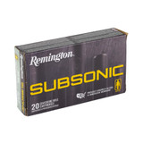 Remington Subsonic, .308 Winchester, 190 GR Bonded Hollow Point, 20 RDs 