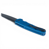 Pro-Tech Atlas Malibu, 3.25" Black DLC Reverse Tanto Blade, 7.50" Overall Length, DLC Black / Blue 
