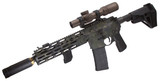 CNC Firearms HK MR556 "Night Ops" w/ Vortex Razor HD Gen III & OCL Polonium K, 5.56 NATO, 11.0" Barrel, 30 RDs, Short-Stroke Gas Piston, Multicam Black 