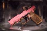 Canik Mete SF w/ Trijicon SRO 2.5 MOA, 9MM, 4.19" Barrel, 15 Rds, Strawberry 