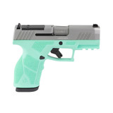 Taurus GX2 TORO, 9MM, 3.38" Barrel, 13 RDs, Cyan/Stainless 