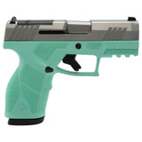 Taurus GX2 TORO, 9MM, 3.38" Barrel, 13 Rds, Cyan/Stainless 