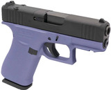 Glock G43X MOS Apollo Custom, 9mm, 3.41" Barrel, 10 Rds, Crushed Orchid/Black 