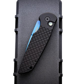 Pro-Tech TR-3 X1 Auto, 3.50" 154CM Sapphire Blue Blade, Fish Scale Aluminum 