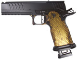 MasterPiece Arms DS9 TC Hybrid, 9mm, 4.60" Comp Barrel, 20 Rds, Black & Gold 