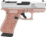 Glock 43X MOS The Rose, 9mm, 3.41" Barrel, 15 Rds, Rose Gold 