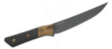Microtech Kitchen Boning Knife, M390MK 6.125" Blade, Carbon Fiber, Black DLC 