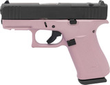 Glock 43X MOS, 9mm, 3.41" Barrel, 10 Rds, Pink Champagne / Black Cerakote 