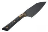 Microtech Santoku Signature Series, 4.20" M390MK Fixed Blade, Carbon Fiber, DLC 