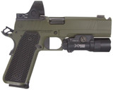 Nighthawk Custom Sand Hawk w/ SRO & X300, 9mm, 5.00" Comp Barrel, 10 Rds, Green 
