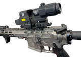 Mustang Armament Chesty Series w/ EOTech EXPS2-0 & 3X Magnifier, 5.56 NATO, 11.50" Barrel, 30 RDs, Grey & Black Battleworn 