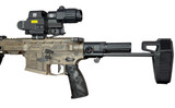 Mustang Armament Chesty Series w/ EOTech EXPS2-2 & 3X Magnifier, 5.56 NATO, 8.00" Barrel, 30 RDs, Distressed FDE 