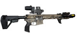 Mustang Armament Chesty Series w/ EOTech EXPS2-2 & 3X Magnifier, 5.56 NATO, 12.50" Barrel, 30 RDs, Distressed FDE 