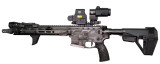 Mustang Armament Chesty Series w/ EOTech EXPS2-2 & 3X Magnifier, 5.56 NATO, 12.50" Barrel, 30 RDs, Battleworn Grey / Black 