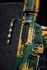 D.S. Arms SA58 Para Bush Tracker, .308 Winchester, 18.00" Barrel, 20 RDs, Bush Camo 