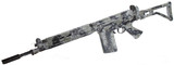 D.S. Arms SA58 Para Arctic Tracker, .308 Winchester, 18.00" Barrel, 20 RDs, Arctic Camo 