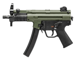 Heckler & Koch SP5K-PDW, 9mm, 5.83" Threaded Barrel, 10 RDs, Tri-Lug Adapter, Green 