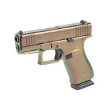 Glock 43X, 9mm, 3.41" Barrel, 15 RDs, Razorback Cerakote 