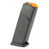 Glock 20 Gen 5 Magazine, Magazine, 15 RDs, Orange Follower, Black Polymer 