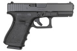 Glock 19C Gen 3, 9mm, 4.02" Compensated Barrel, 15 RDs, Black 
