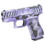 Glock 43X MOS, 9mm, 3.41" Barrel, 10 RDs, Anime Purple Cerakote 