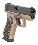 Glock 43X MOS Kodiak, 9mm, 3.41" Barrel, 15 RDs, Tan / Black 