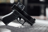Glock 43X w/ Aimpoint COA, 9mm, 3.41" Barrel, 10 RDs, Black 
