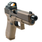 Glock 19X V w/ Holosun 407C, 9mm, 4.60" Threaded Barrel, 17 RDs, Flat Dark Earth 