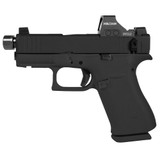 Glock 43X w/ Holosun 407K, 9mm, 3.92" Threaded Barrel, 10 RDs, Black 