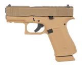 Glock 43X, 9mm, 3.41" Barrel, 15 RDs, Coyote Cerakote 