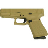 Glock 19 V-Series, 9mm, 4.00" Ported Barrel, 15 RDs, FDE Cerakote 