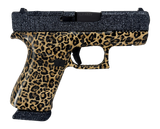 Glock 43X, 9mm, 3.41" Barrel, 15 RDs, Twilight Glitter Slide/Cheetah Frame 