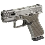 Glock 43X, 9mm, 3.41" Barrel, 15 RDs, Custom Distressed Grey Cerakote 