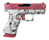 Glock 43X, 9mm, 3.41" Barrel, 15 RDs, Serrated Slide, Black nDLC 