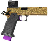 Tee Gun Vault "Rivet" w/ Aimpoint ACRO-P2, 9MM, 5.00" Ported Barrel, 20 Rds, Bronze/Purple 