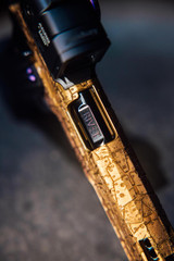 Tee Gun Vault "Rivet" w/ Aimpoint ACRO-P2, 9MM, 5.00" Ported Barrel, 20 Rds, Bronze/Purple 