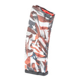 Hexmag Polyhex 2 Series 2, Magazine, 10 Rds, 5.56x45mm NATO, One Nation Hydro Dipped US Flag Finish 