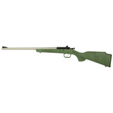 Keystone Sporting Arms Crickett Gen2 Youth, 22 LR, 16.13" Barrel, 1 Rds, Green/Black Webbing Stainless 