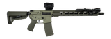 Shark Coast Tactical Grassy Knoll AR Bundle w/ Optic, 5.56 NATO, 16.00" Threaded Barrel, 30 Rds, 2-Tone Green Cerakote 