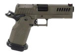 Fierce Firearms Grizz Commander, 9MM, 4.25" Barrel, 10 Rds, OD Green Cerakote w/ Black Controls 