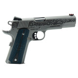 Colt 1911 Competition Engraved, .45 ACP, 5.00" Barrel, 8 Rds, Stainless Steel 