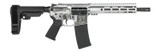 Shark Coast Tactical Day of the Dead, 5.56 NATO, 10.50" Threaded Barrel, 30 Rds, Silver Laser Engraved 