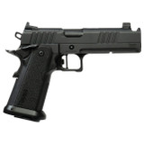 Tisas Duty 9 DS Comp, 9MM, 5.00" Compensated Barrel, 17 Rds, Black QPQ 