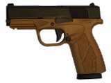Bersa BPCC, 9MM, 3.30" Barrel, 8 Rds, Flat Dark Earth/Matte Black 