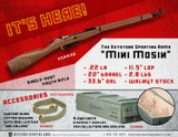 Keystone Sporting Arms Mosin Nagant 91/30 Mini Mosin, 22 LR, 20.00" Barrel, 1 Rds, Blued 