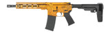 Shark Coast Tactical Topography Orange AR Pistol, 5.56 NATO, 10.50" Threaded Barrel, 30+1 Rds, Custom Cerakote Finish 