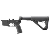 Ruger AR Lower, Receiver, Complete Lower with Magpul DT Carbine Stock and MOE-K2 Grip, Black Hardcoat Anodized 